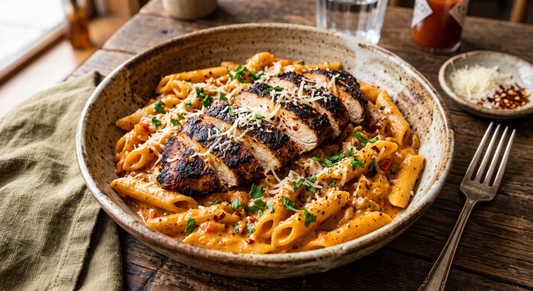Weeknight Luxury: Creamy Cajun Chicken Pasta with our Kick Me Kajun seasoning
