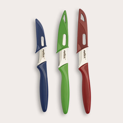 Zyliss 3 Piece peeling paring knife set