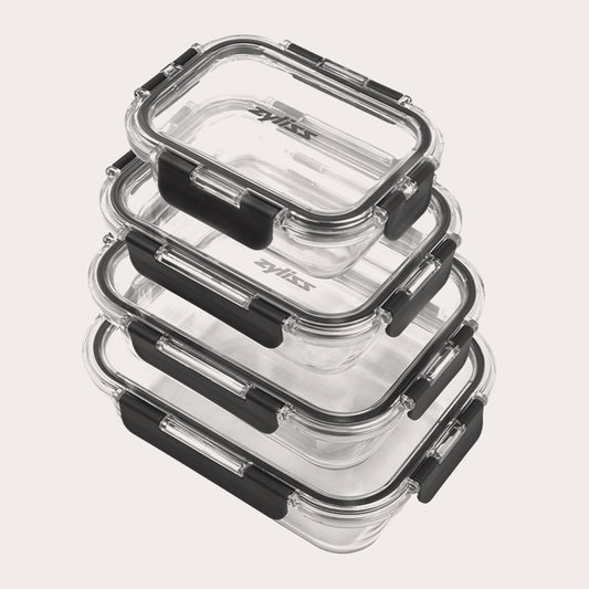 Zyliss 4-Piece Glass Container Set
