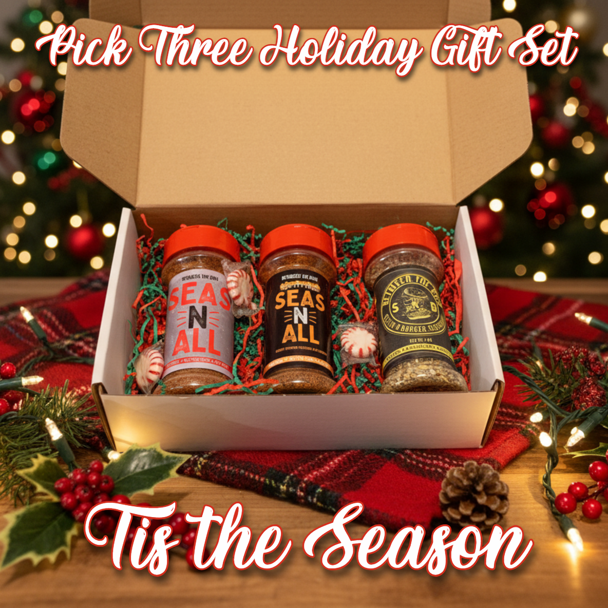 Pick Three Holiday Seasoning Box