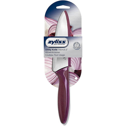 Zyliss Utility paring kitchen knife with sheath cover
